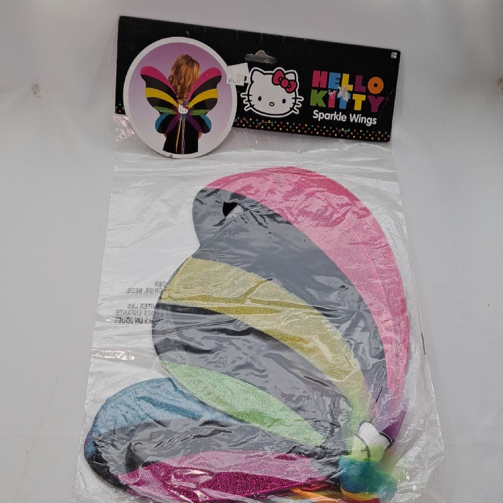 Hello Kitty Sparkle Wings - Pink, Black, Yellow, Green, Blue